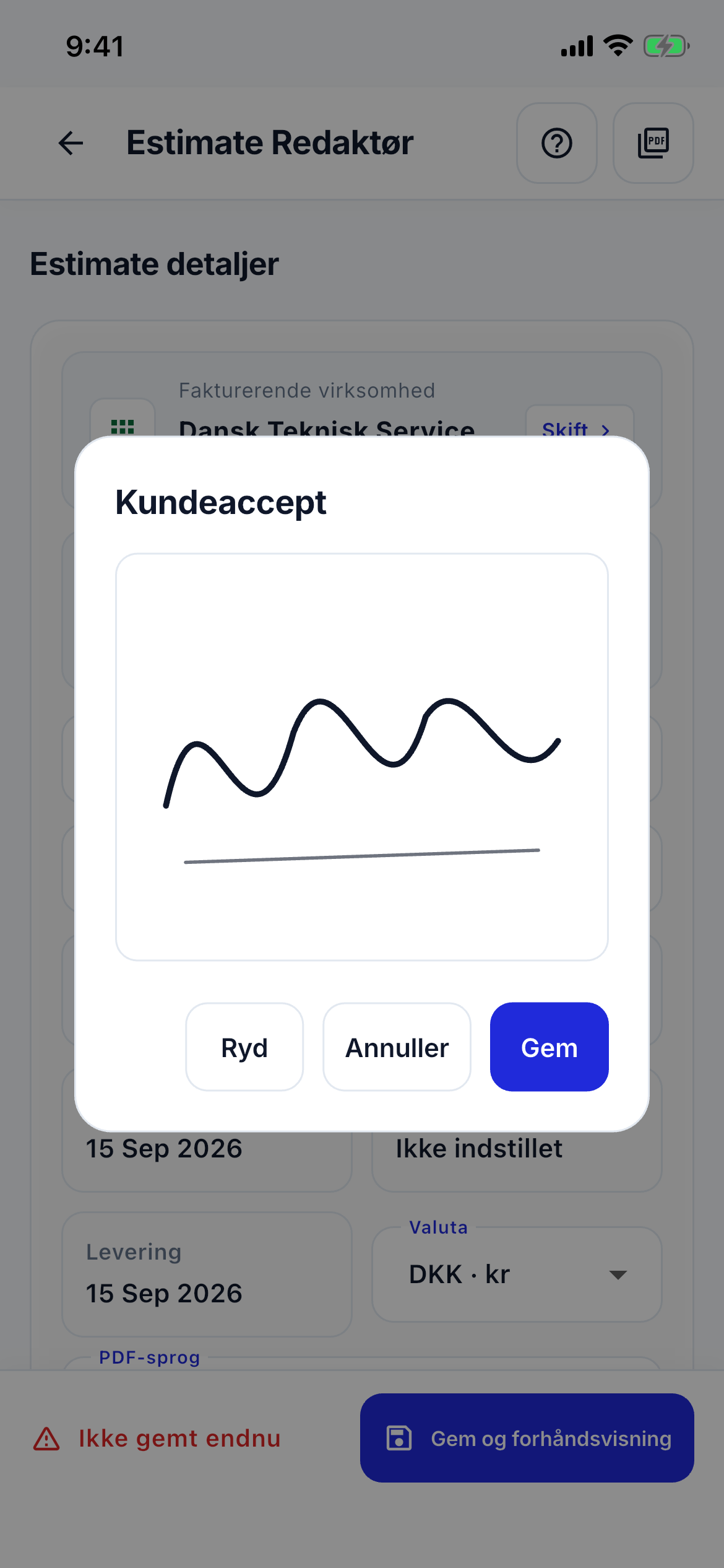 Payment QR and signature screenshot