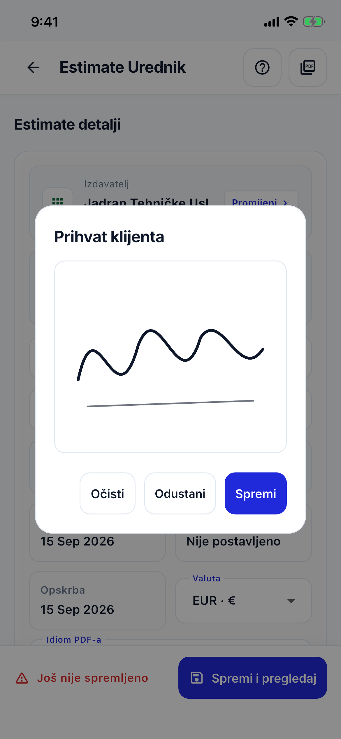 Payment QR and signature screenshot