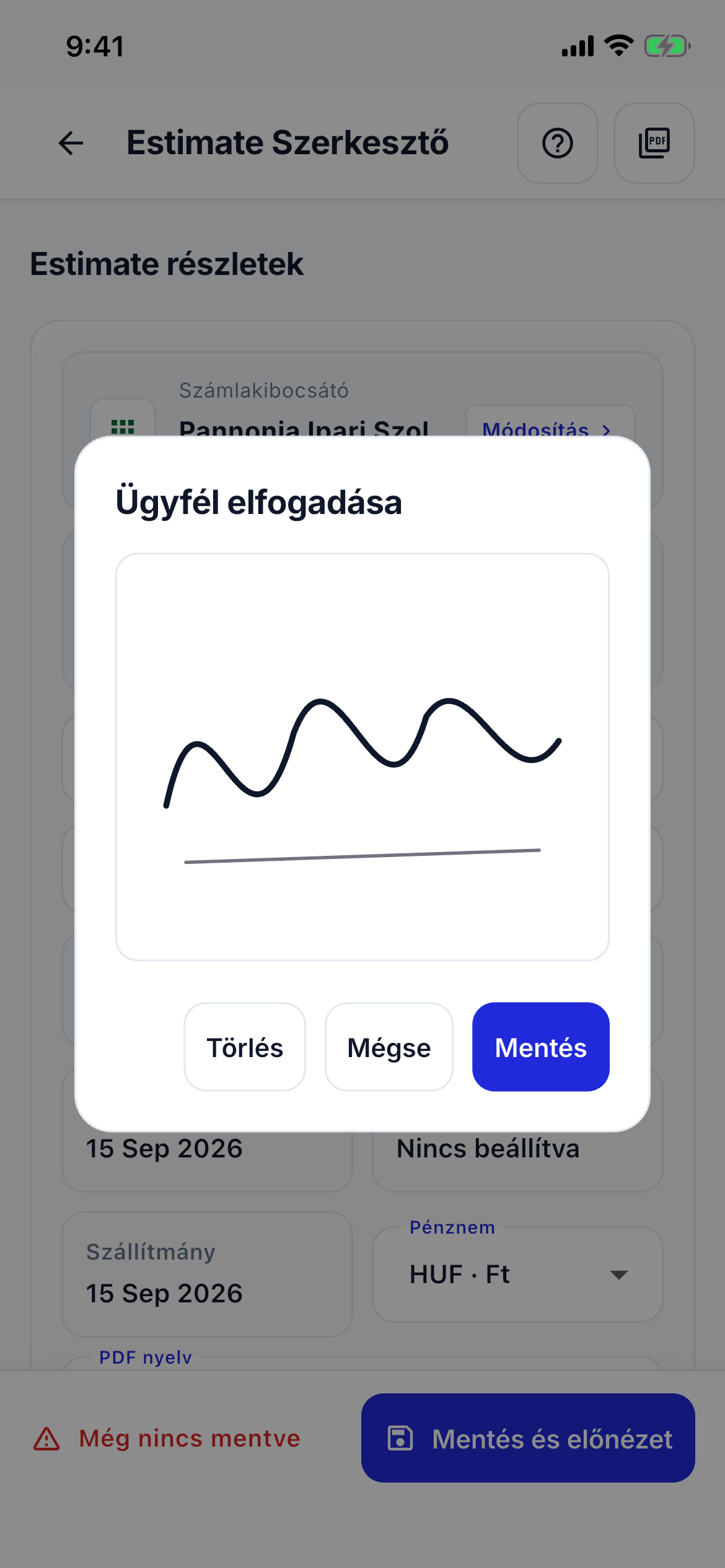 Payment QR and signature screenshot
